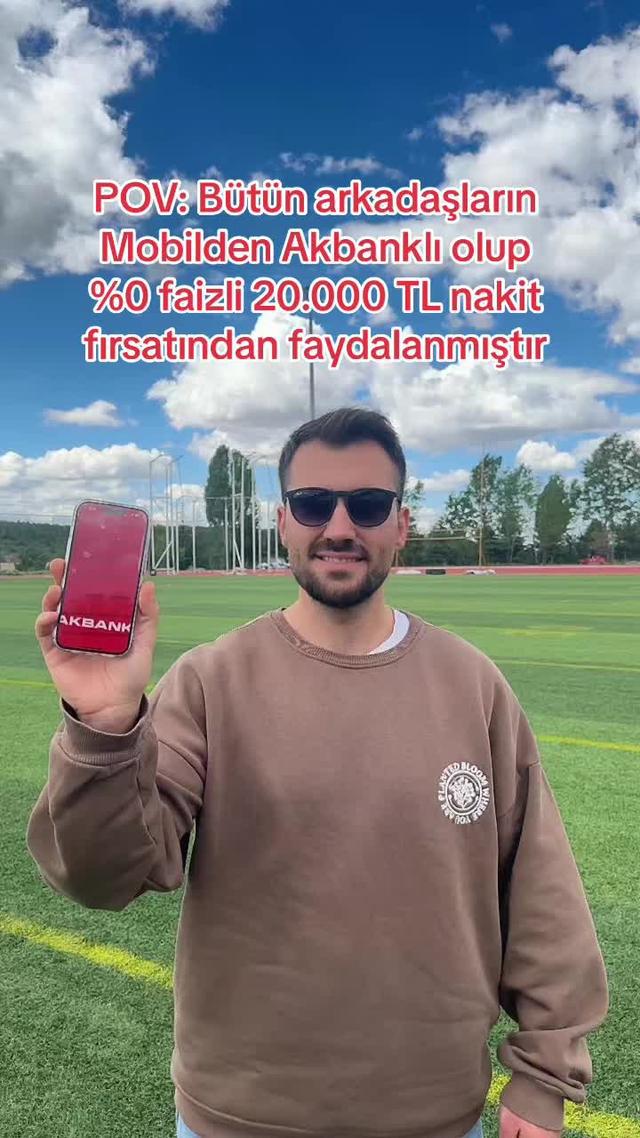 %0 faizli taksitli avans fırsatı Akbank'ta
