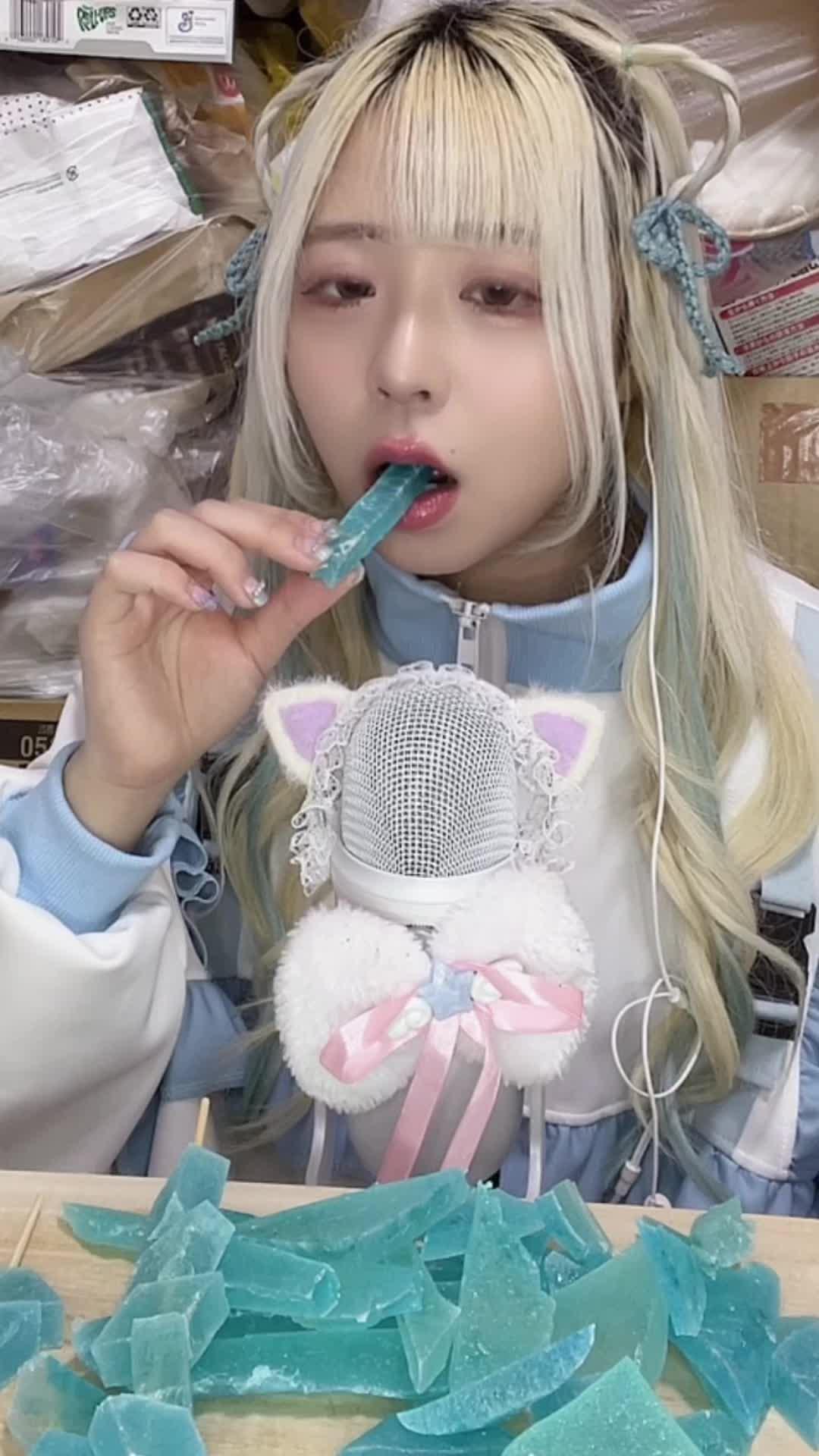 #PR #スタスト スイーツモチーフでかわいい！ #おすすめゲーム #asmr #ASMR #音フェチ #咀嚼音  #mokbang #eatingsounds #琥珀糖