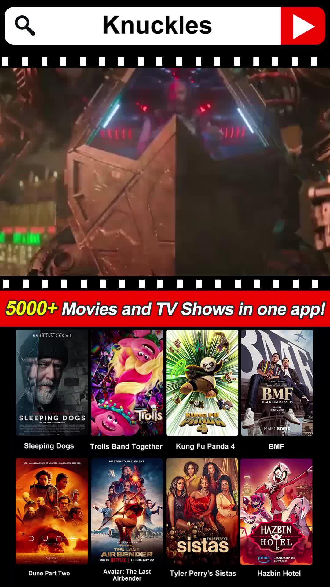 Watch blockbuster movies as you like