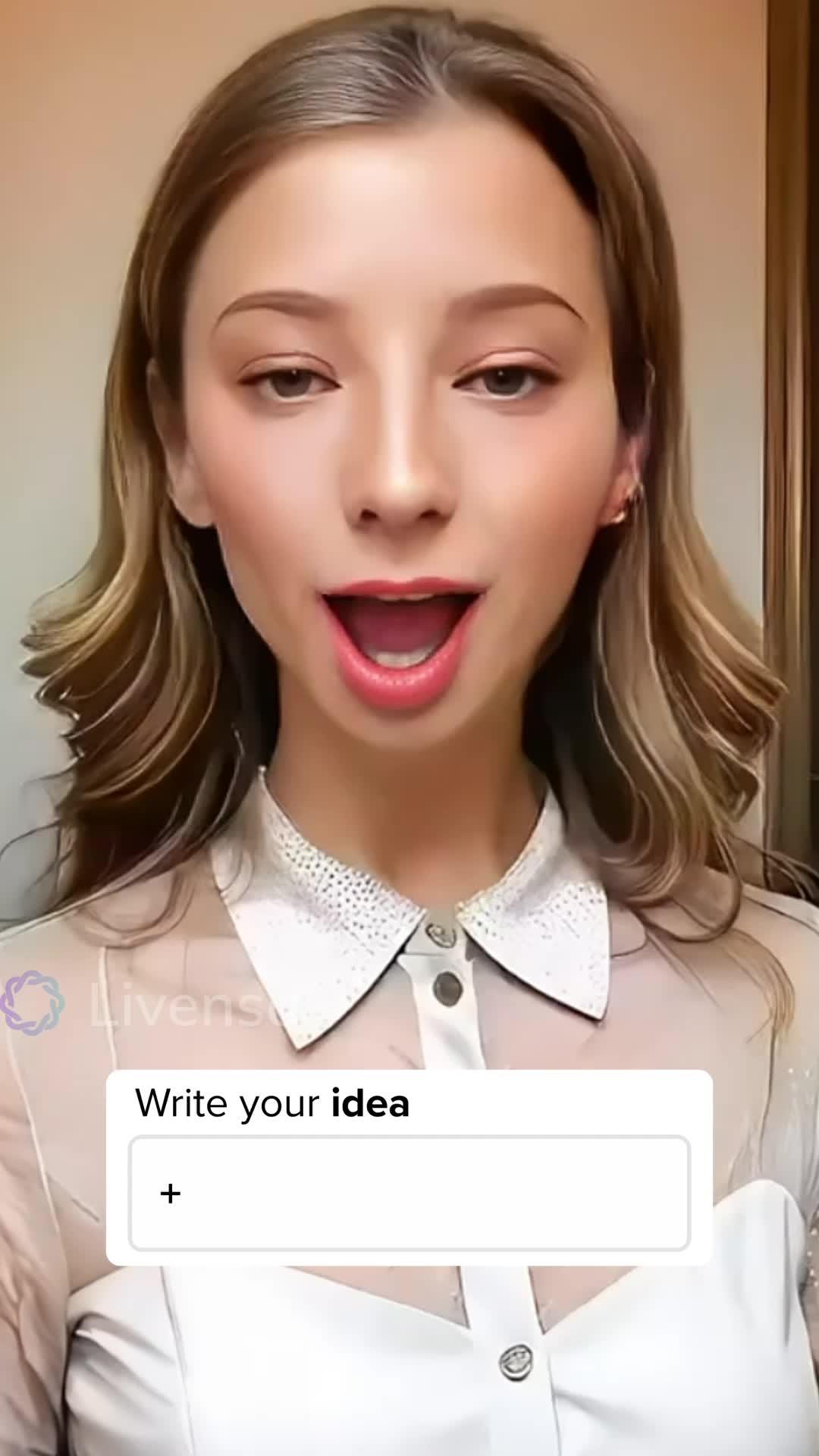Create Al videos with your own words on mobile