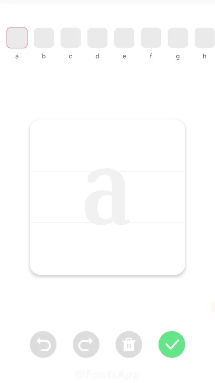 Make your hand writing fonts now!