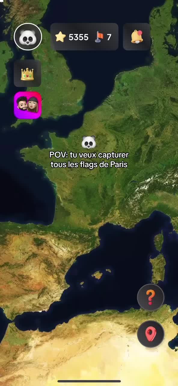 Capture tous les flags de #Paris sur #clashofflags 🏆 🏴‍☠️