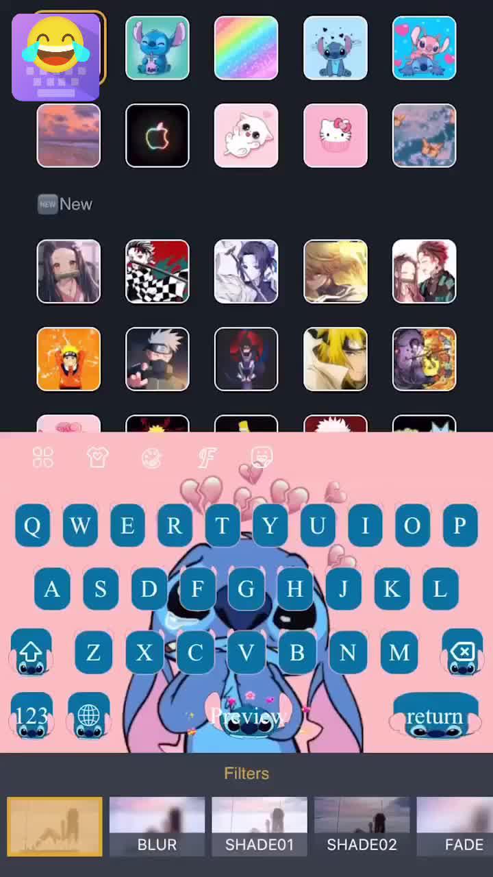 DIY your own keyboard with your favorite pictures.