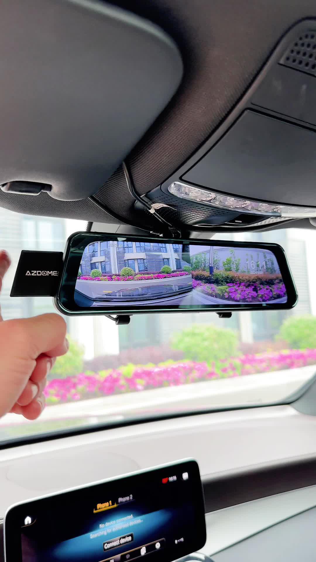 Visión clara, ¡día y noche! Cámara dual de 3'' para auto, graba cada detalle. 🚗🌙💡 #DashCam #SeguridadVehicular #VisiónNocturna