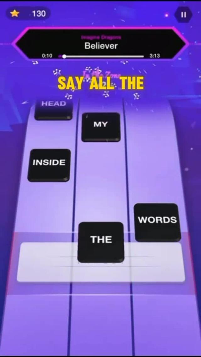 Have fun tapping to your favorite songs and artists from Rihanna to Sia and Jonas Brothers