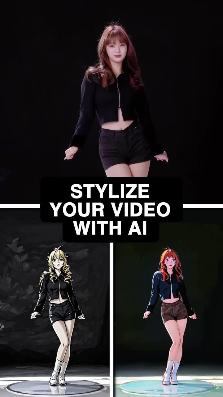 AI anime dance, do u prefer more anime or cartoon style?