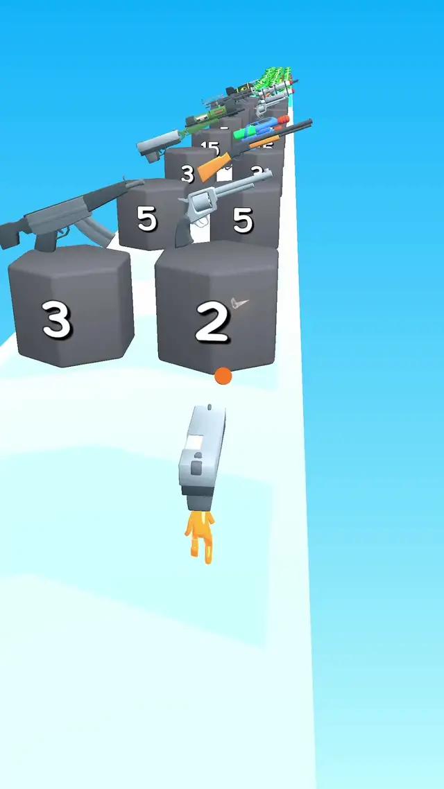 Choose your guns and shoot