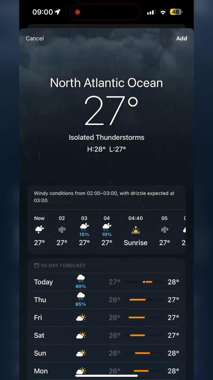 How is the weather today