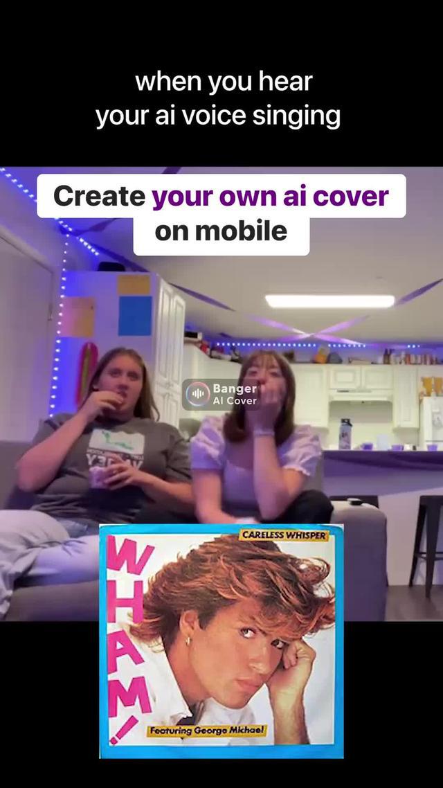 Create AI Cover Song with your own voice try now!