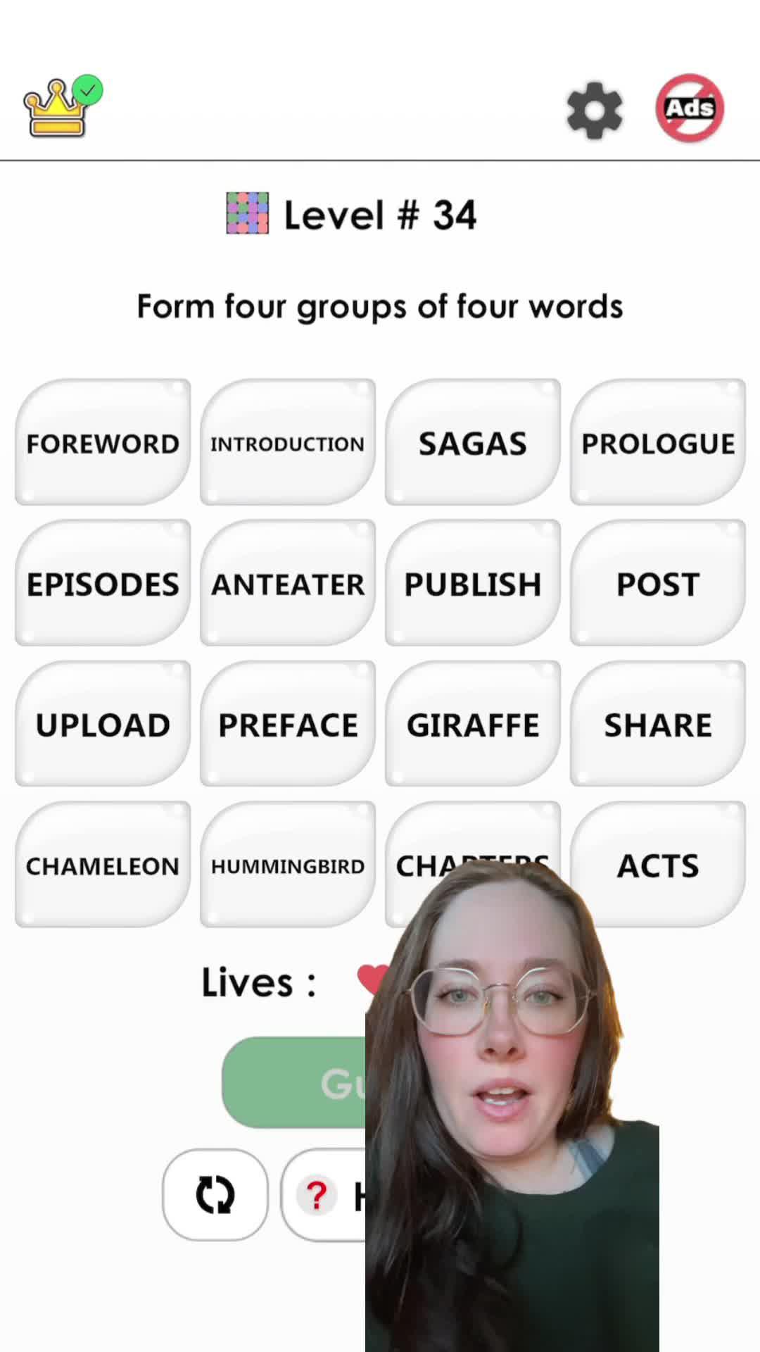 Take on the Words challenge! See if you can even pass level 5 – not everyone can!