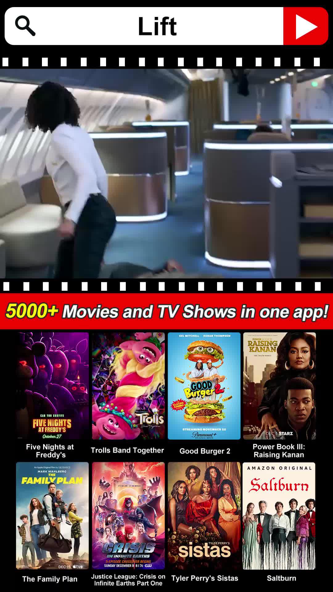 Play popular movies on your phone anytime, anywhere