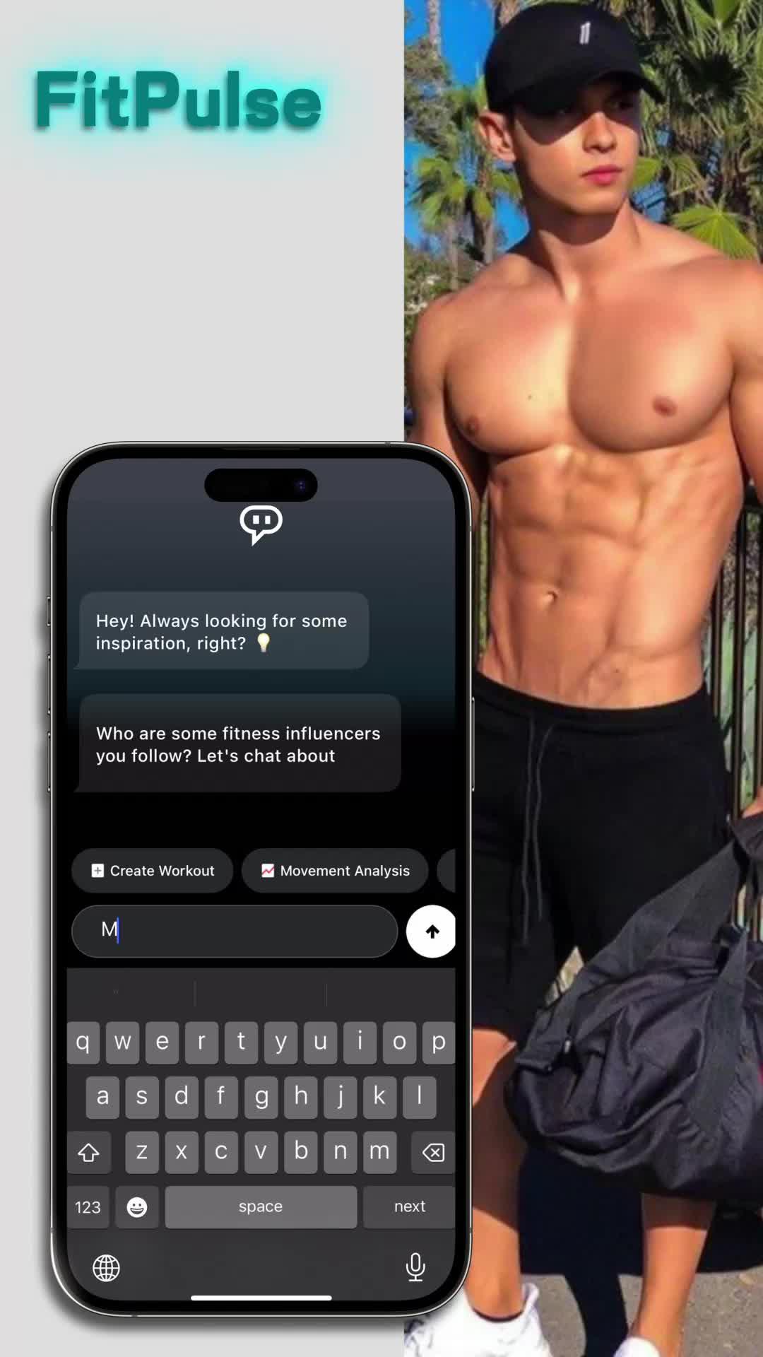 Your AI coach for personalized fitness plans! Let's crush goals together!