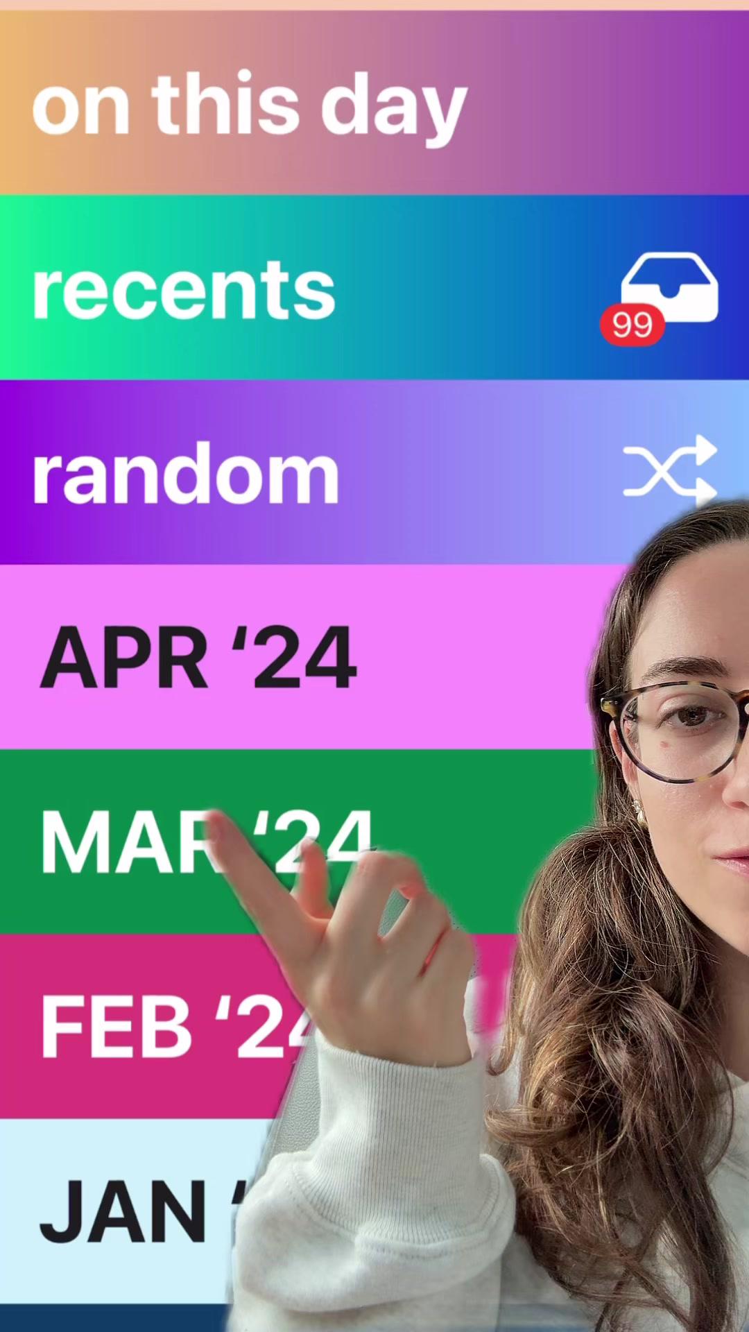 the best way to declutter your camera roll #greenscreenvideo #greenscreen