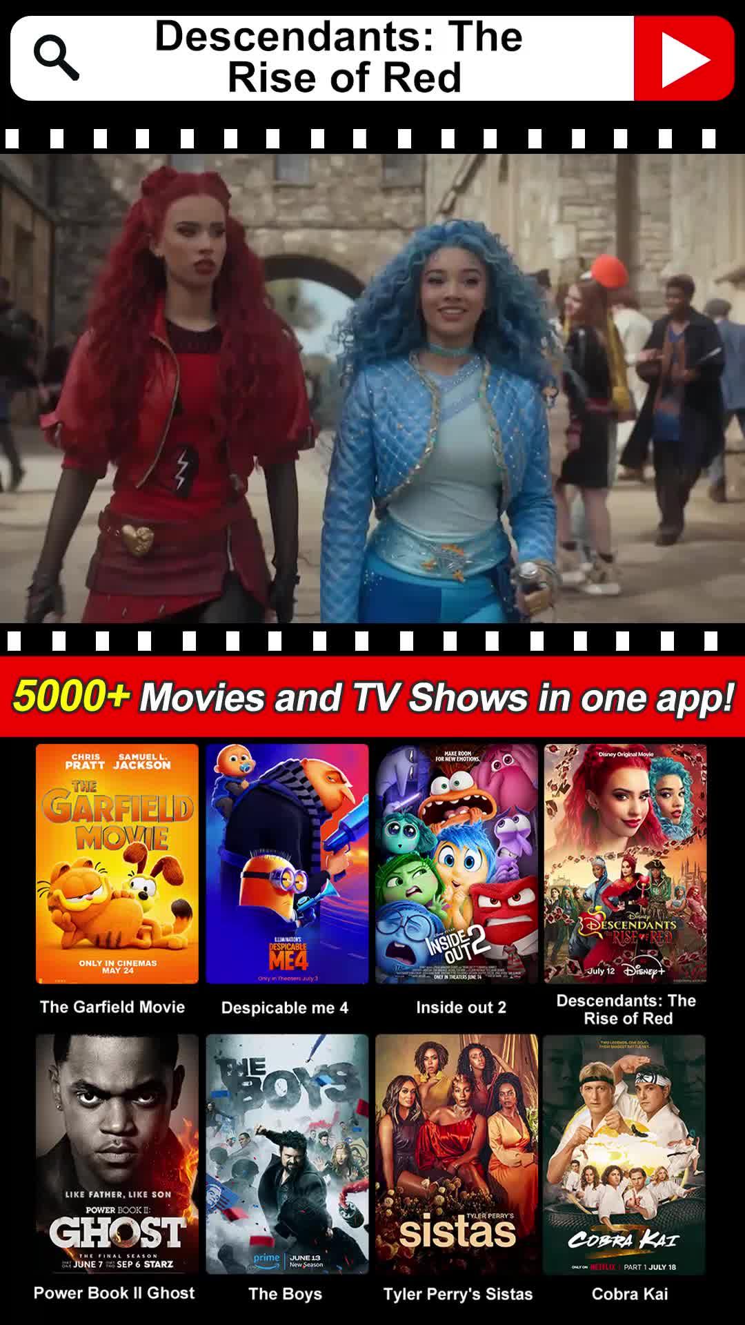 Download for free this powerful movie app