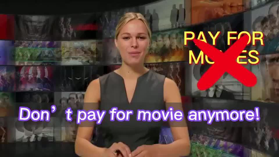 Mobile cinema, no longer cluttered, enjoy movie time anytime.