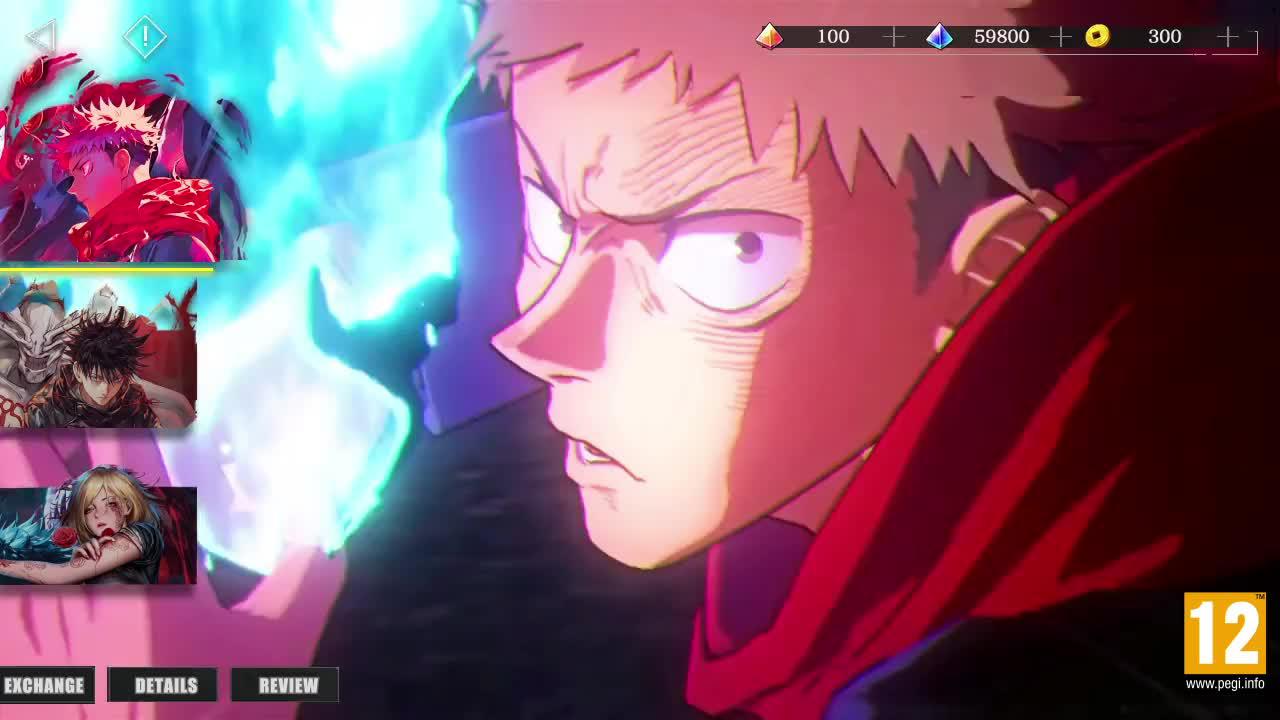 《Jujutsu Kaisen》mobile game is officially launched today!