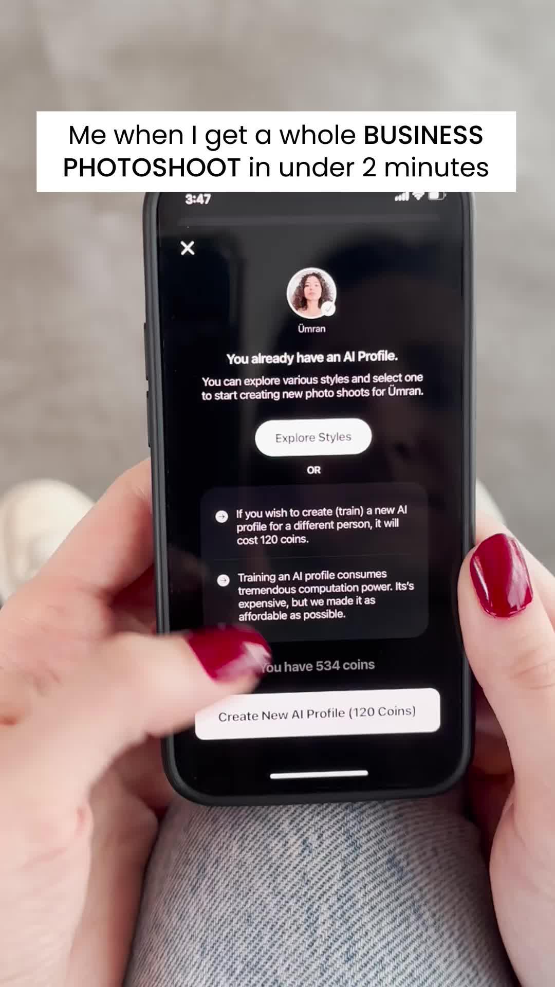 Create your AI Business Headshots