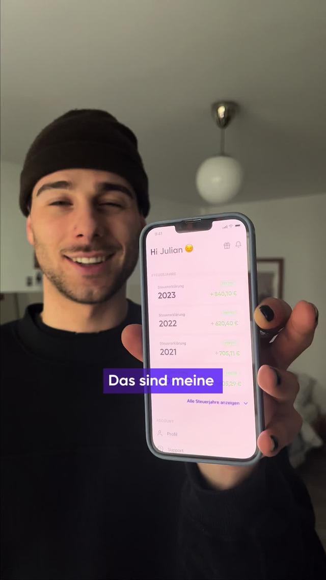 Schnell und einfach Steuer machen? Hol dir die Steuerbot App!