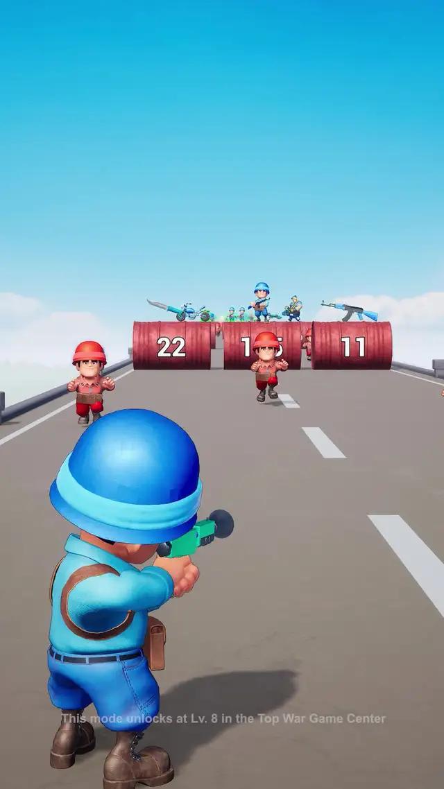 Can you last 2 minutes in Top War ?