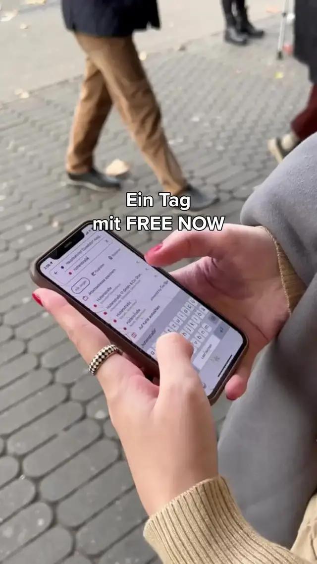 Jetzt FREE NOW App laden und sparen