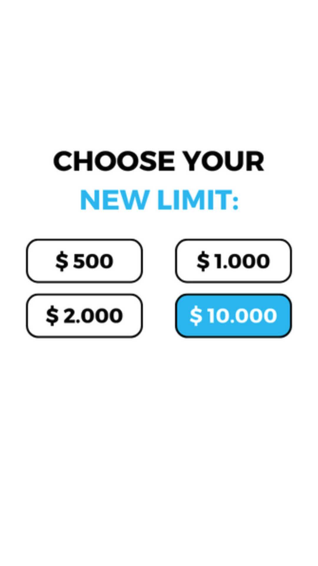 Get a card with a top limit and transform your reality!