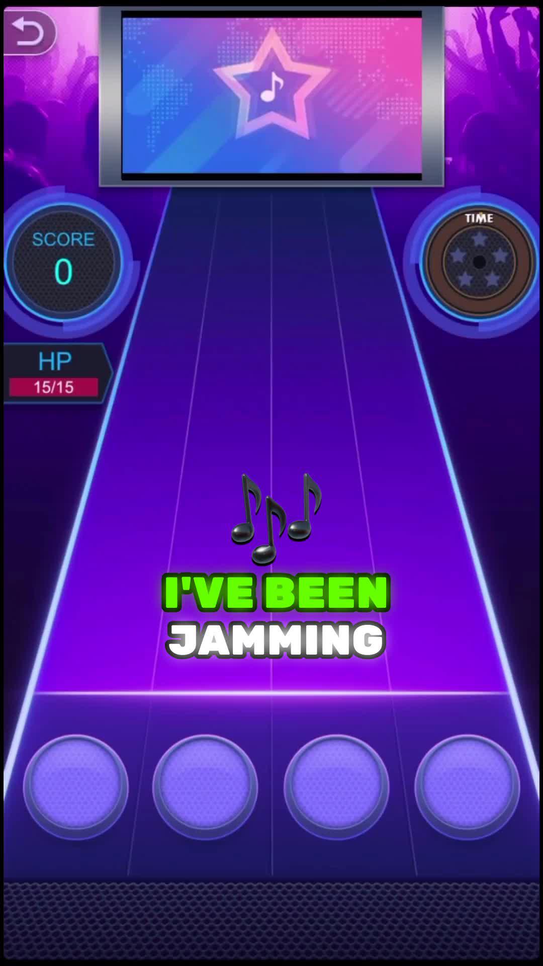 Tap Music to hear the new music