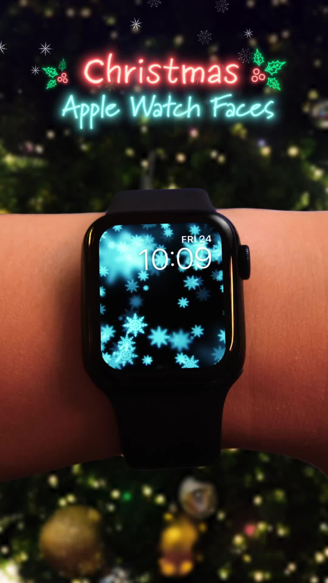 Christmas Apple Watch Faces.