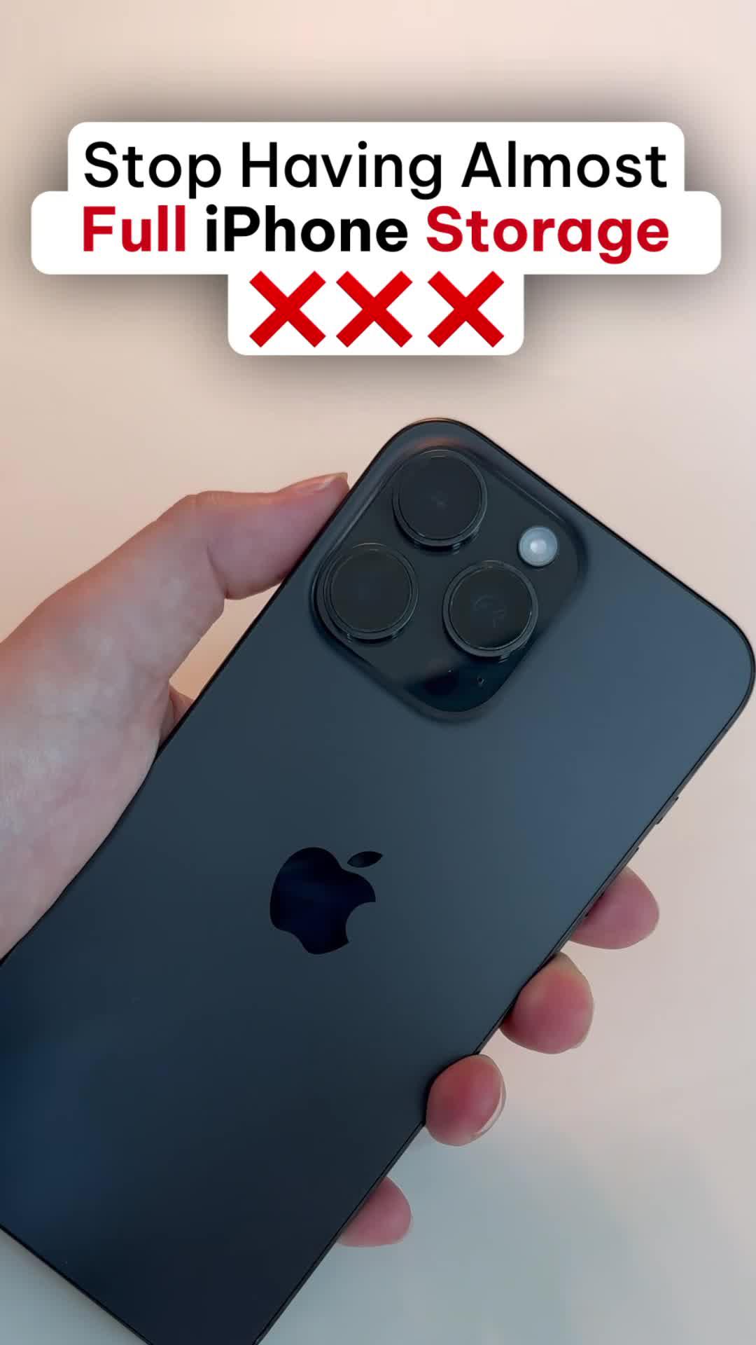 Free up storage with Cleanup app in seconds.