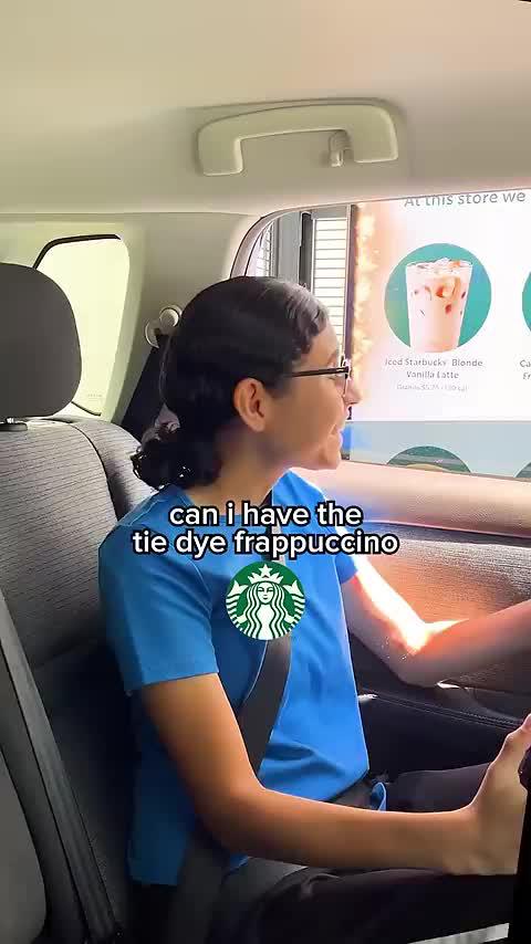 @Jenny Hoyos tried the Tie Dye Frappuccino - recipe via link in bio! 💜 #starbuckssecretmenu #starbucksdrinks #starbucksbarista #fyp #starbuckssecretmenupro
