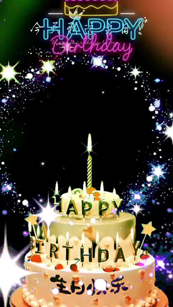 Happy birthday to you! Use this template to create your birthday video!