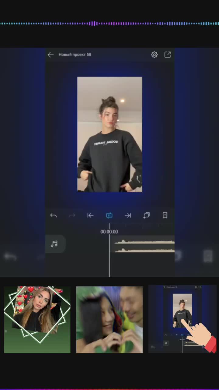 Upload your photos and create videos with just one tap.