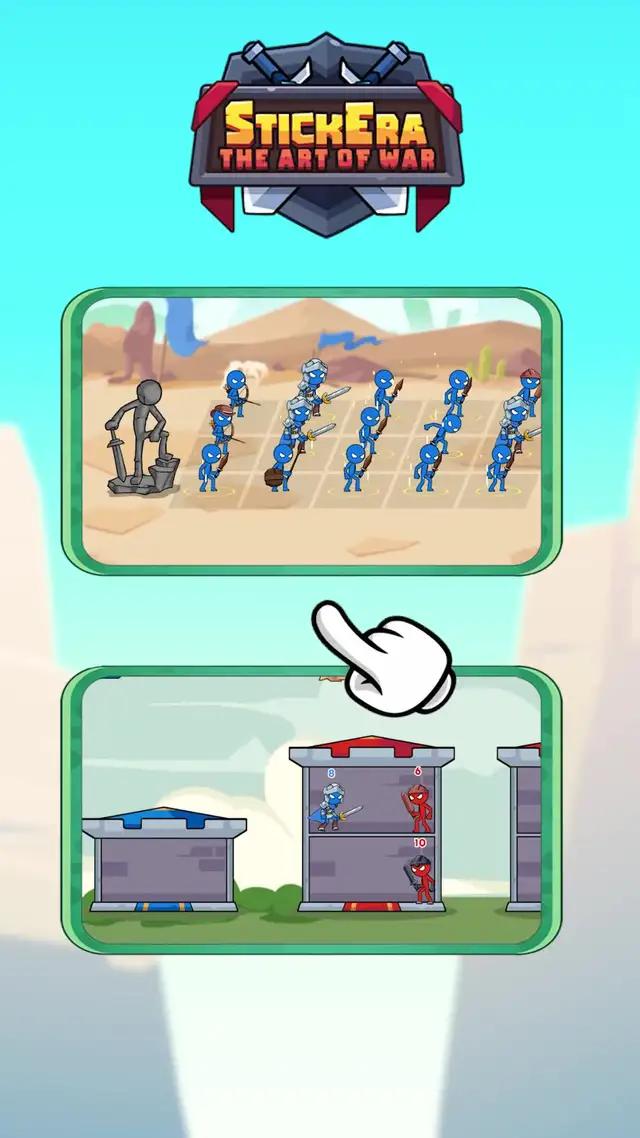 Join the stickman battle.