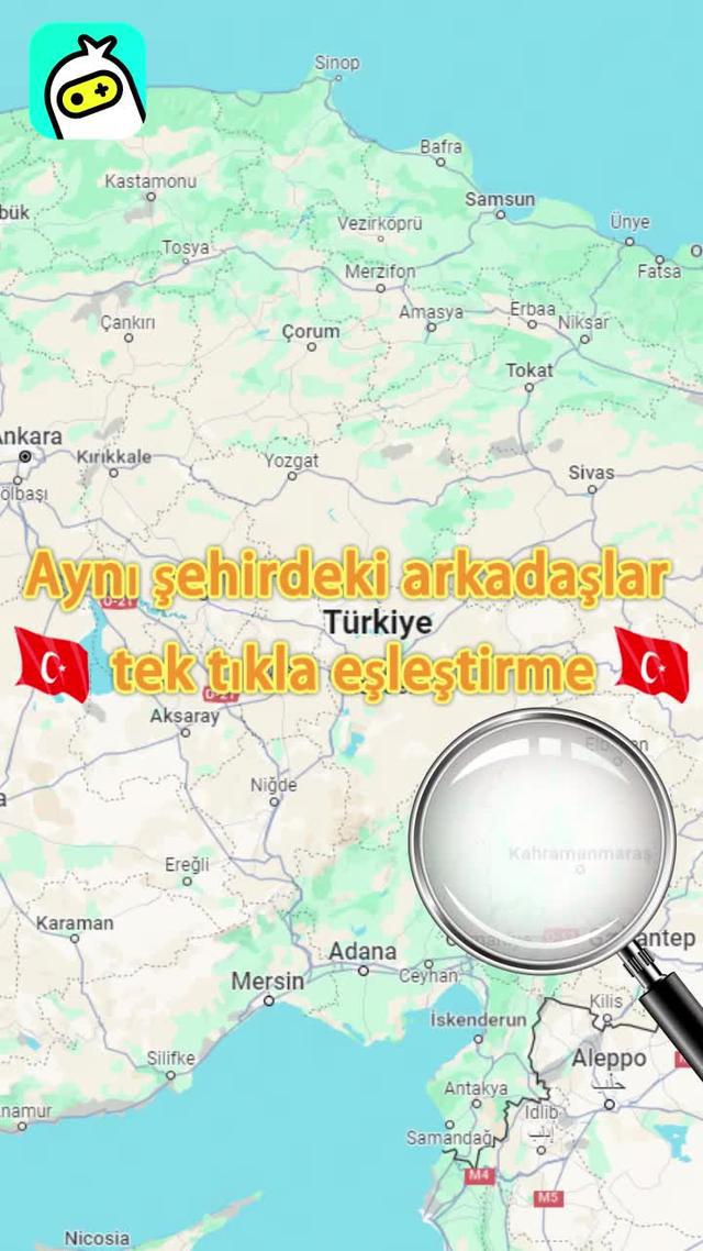 Aynı şehirdeki arkadaşlar, tek tıkla eşleştirme, hadi birlikte oynayalım!