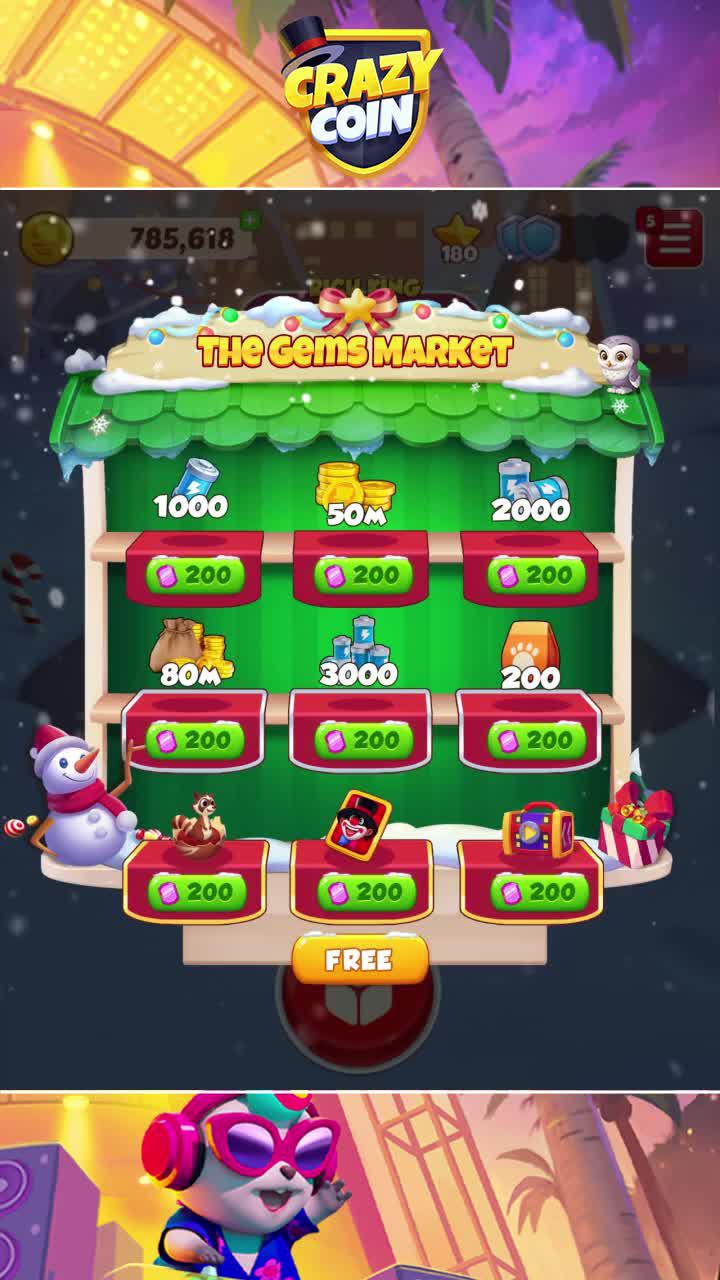 Attack , steal , build , download Crazy Coin！