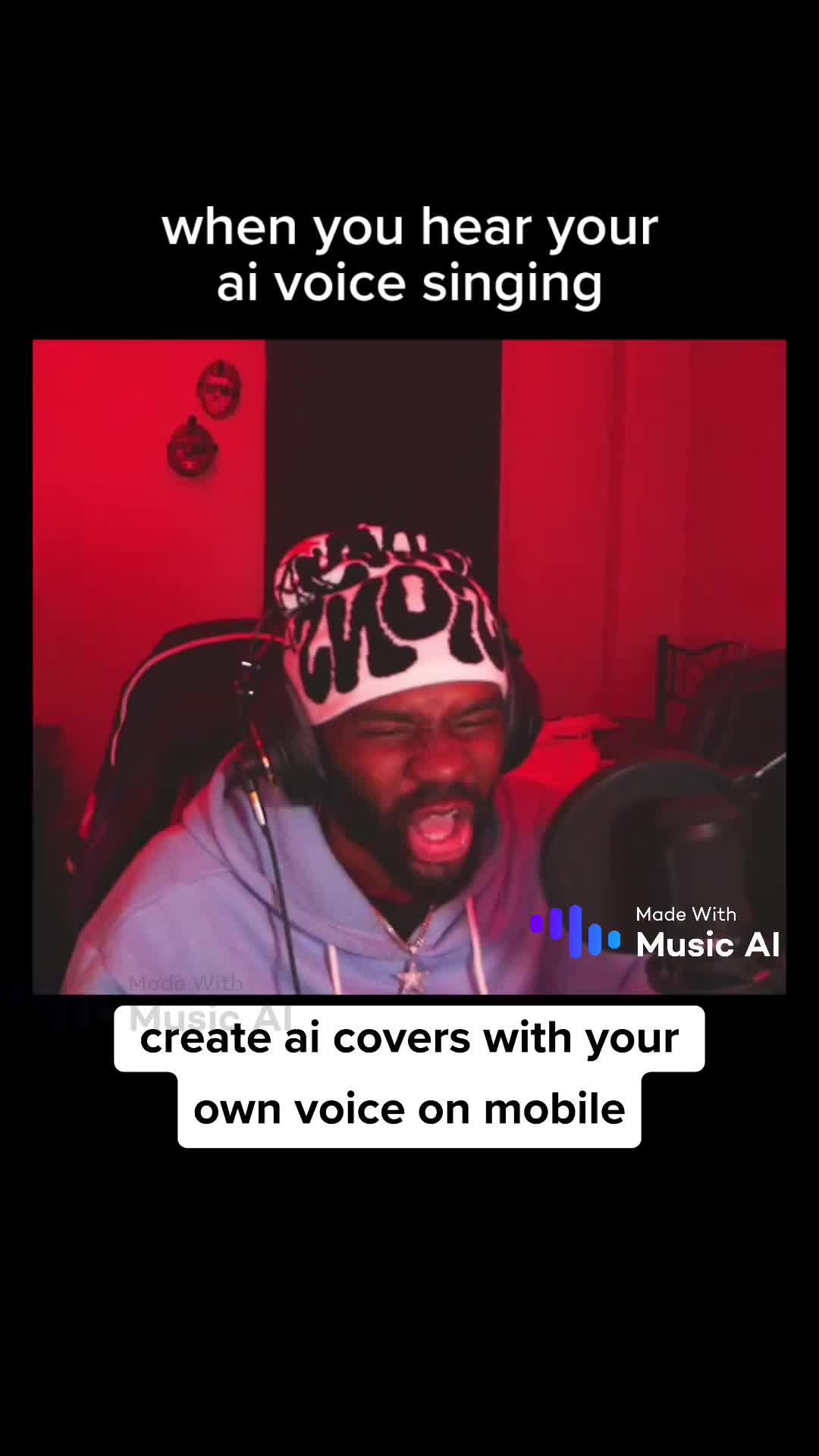 Create AI covers with your own voice on mobile