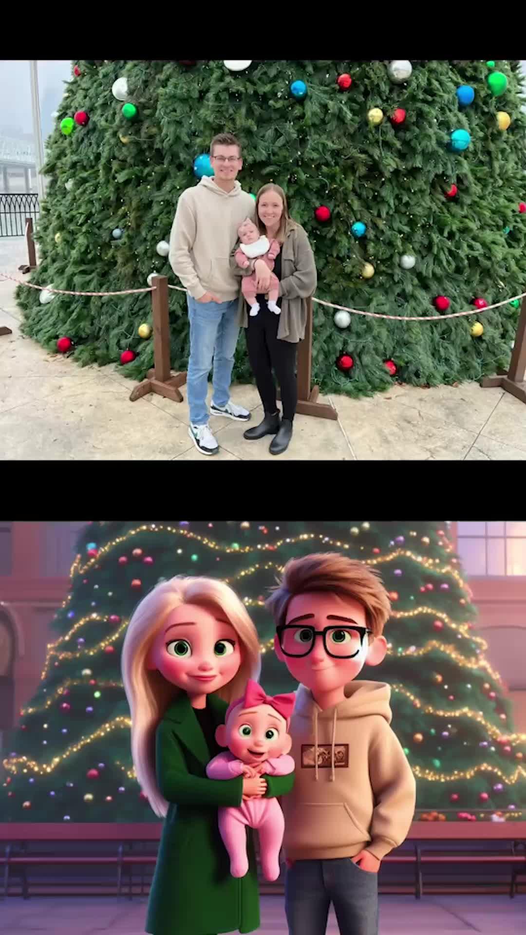 Create Family Pixar style photos!