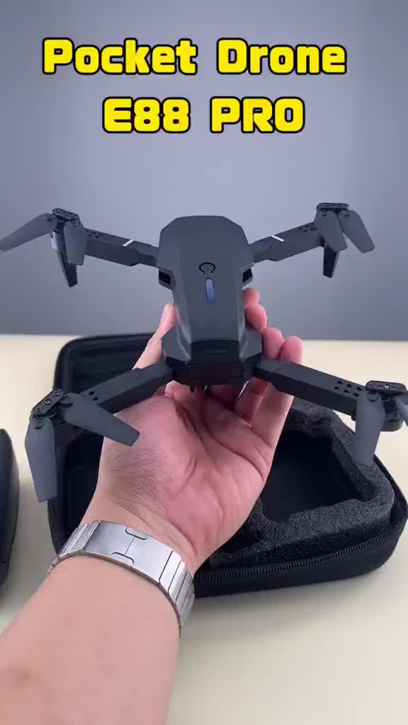 Mini Drone E88 Pro Dual Câmera 4k Wifi 2.4ghz 1 Bateria