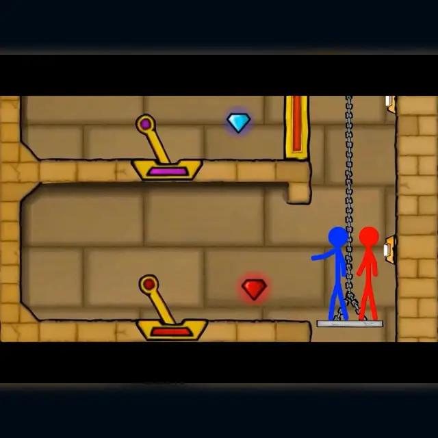Stickman Red And Blue is an addictive puzzle game where you have to embody both characters