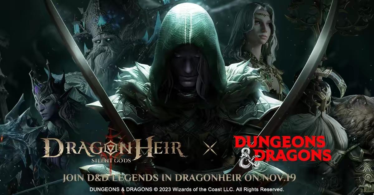 在11月19日，跟龍與地下城的英雄一起闖蕩Dragonheir的世界吧！