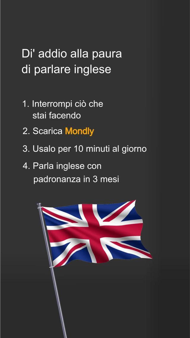 Parla inglese in solo 5 minuti al giorno con questa divertente app. Comincia subito!