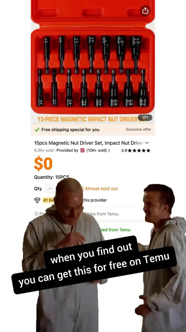 🆓FREE GIFT!!!! $0 Temu Haul!!!❤️⚡🎁 You can get this item for free now!!! Click the card to get your gift today! Free shipping & Free returns 🚛⚡ *Only for new app users with qualifying orders #Temu #zerotemuhaul #shopwithme #tryonhaul #freetemuhaul