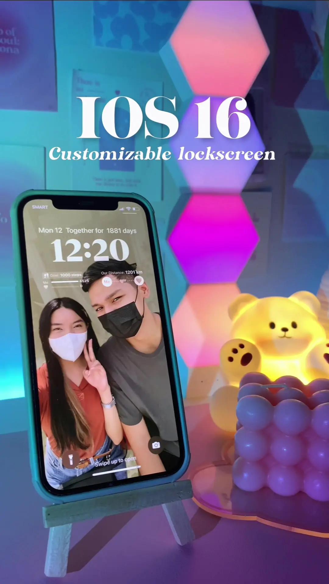 This is your sign to update IOS 16 and match lock screen with your bf/gf with #widgetable 🌸 go ahead and mention them 😊 #ios #ios16 #widget #iphone14 #aesthetic #iphonewidgets #lockscreen #wallpaper #iphonehack #iphonetricks #theme #widget #boyfriend #girlfriend #couple #couplegoals 
