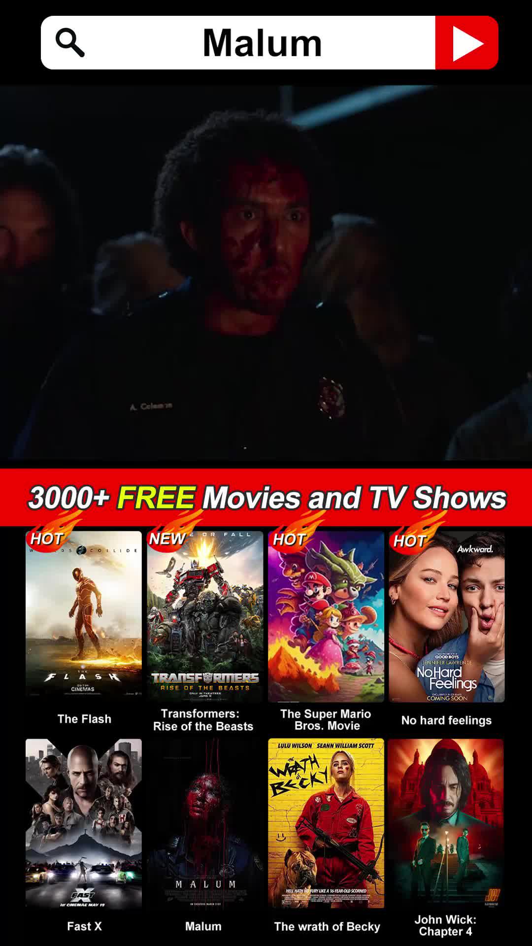 Más de 3000 películas, ¡mira ahora!