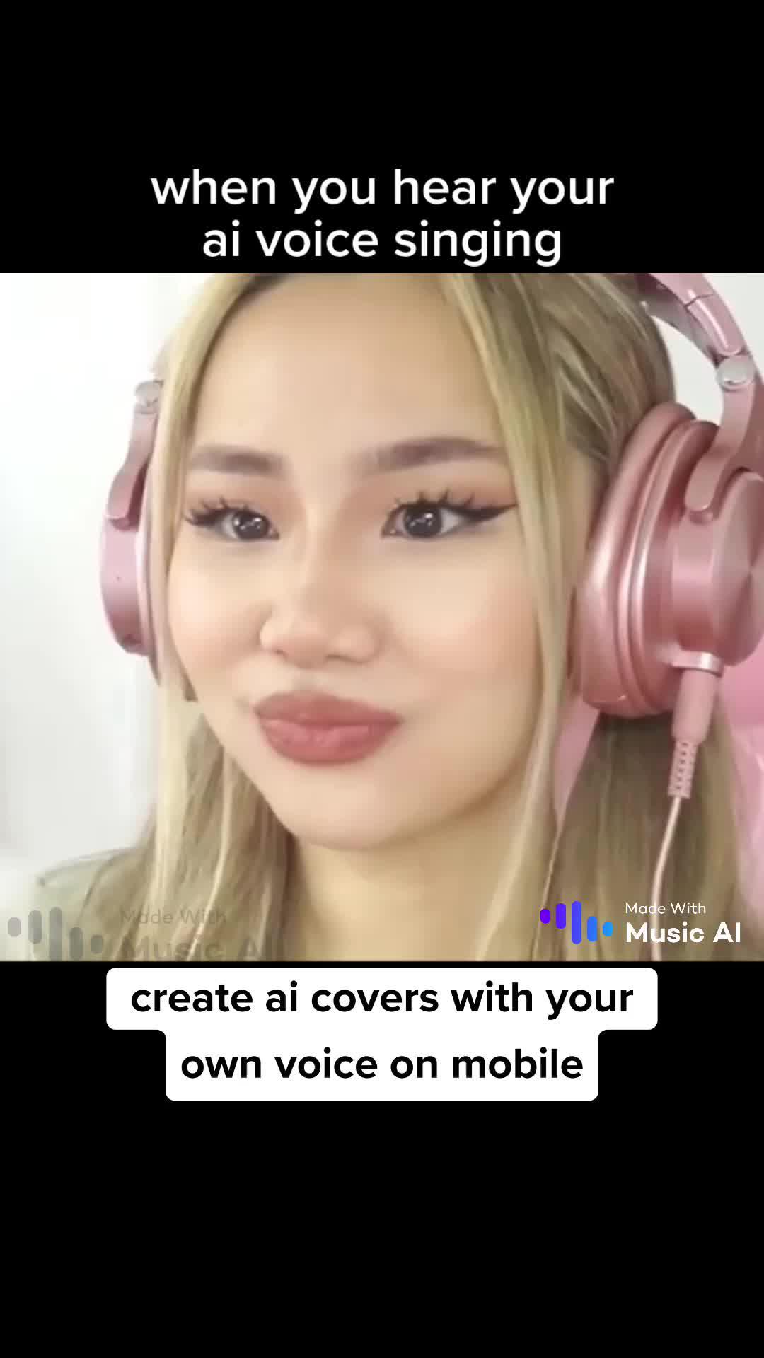 Create AI covers with your own voice on mobile