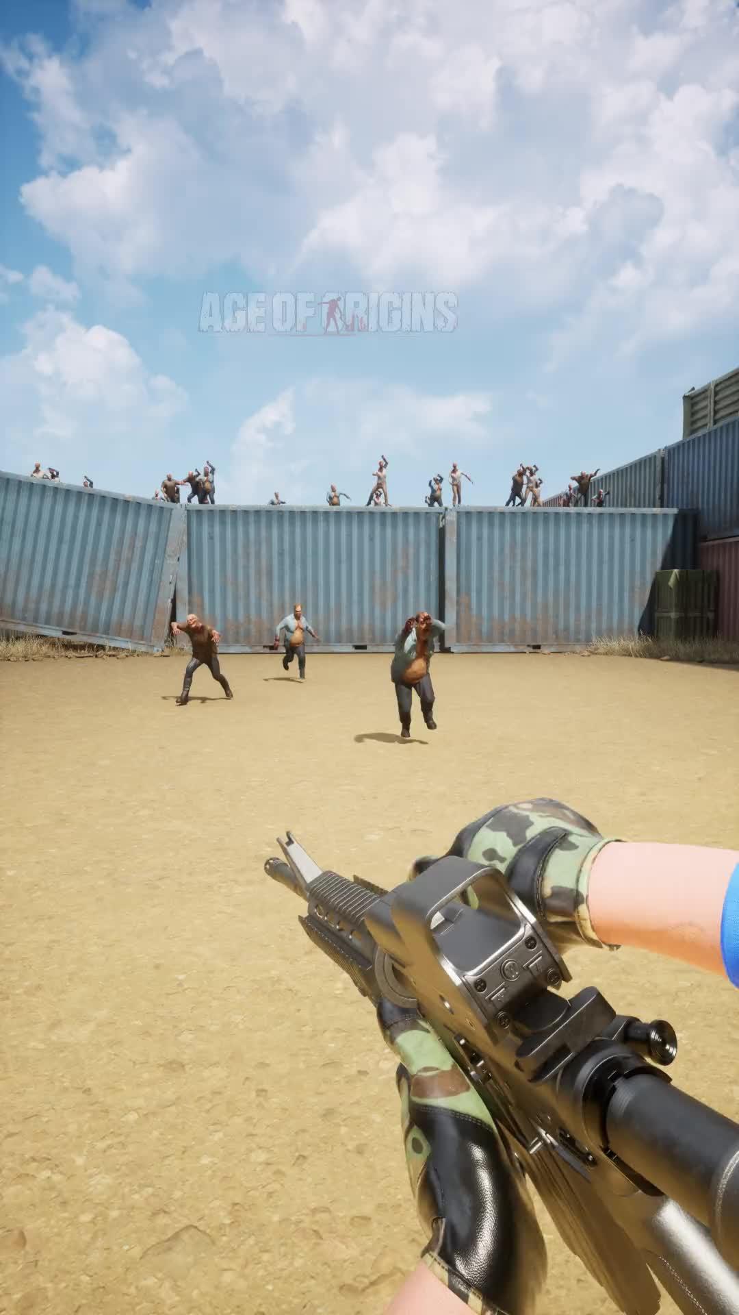 ゾンビが襲いかかってくる！一緒に戦いましょう！