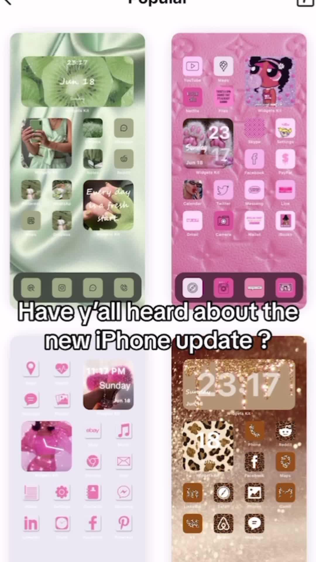 Easily personalize your iPhone home screen!