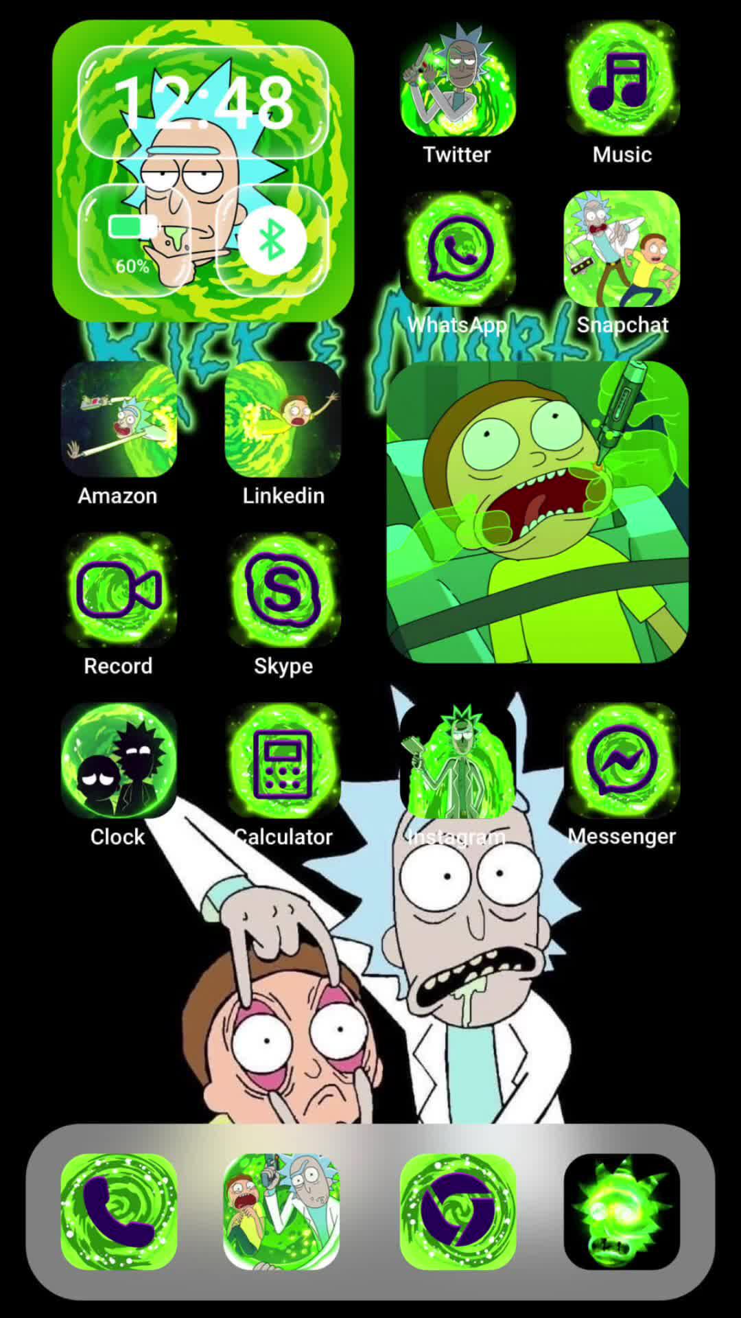 Set exclusive widgets & themes for your Phone