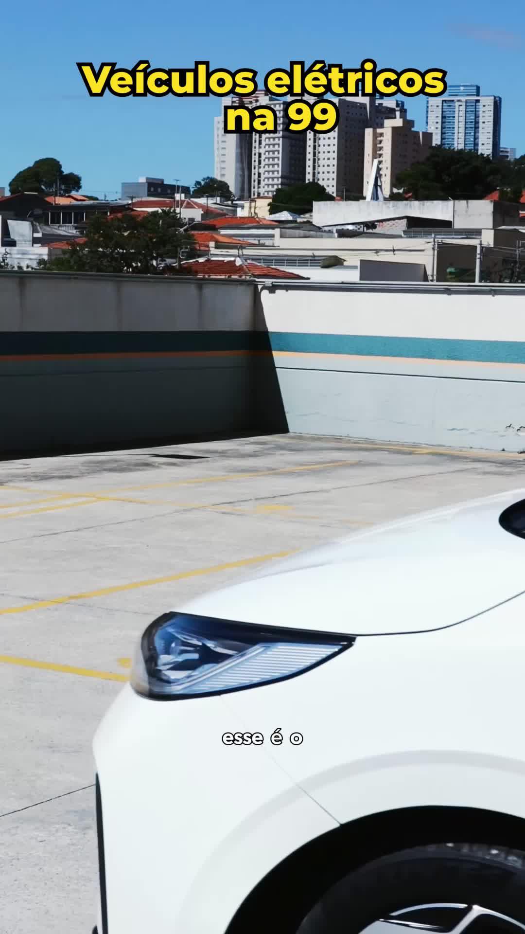 Vamos provar um carro elétrico da 99 juntos! Você experimentaria? Baixe o app!