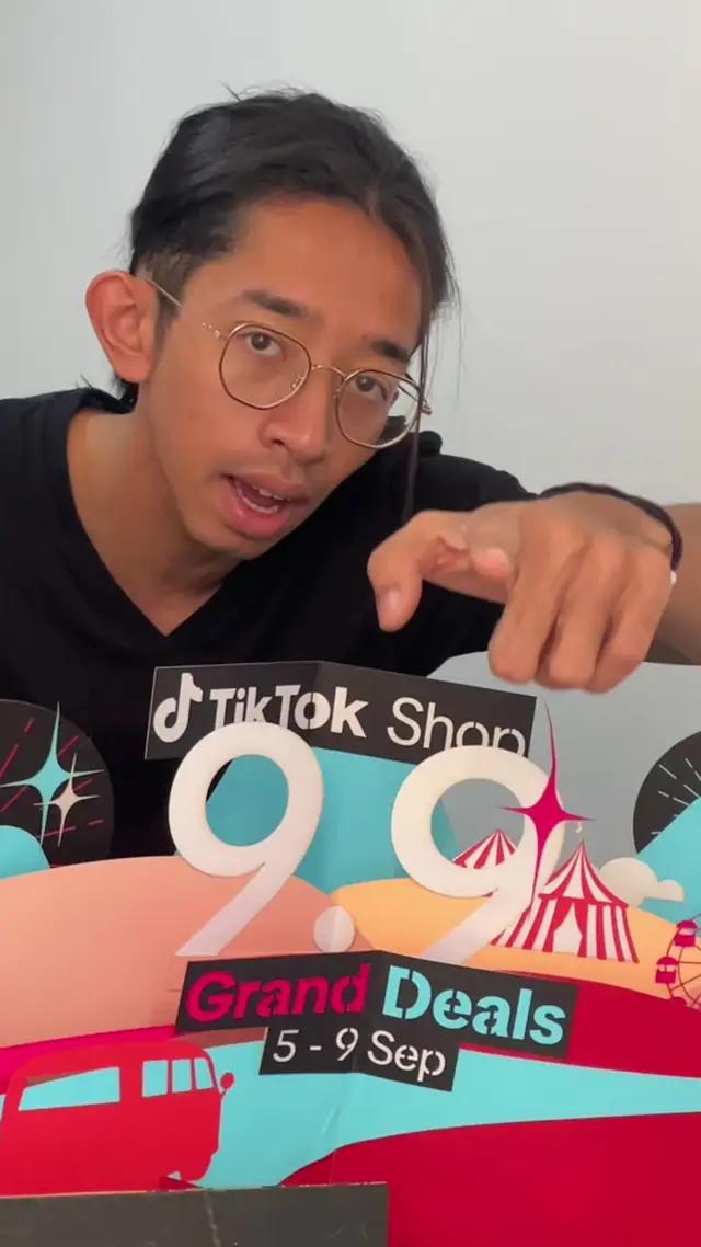 TikTok Shop 9.9 Grand Deals @tiktokshop_my 🇲🇾 dah pun sampai!! Dari 5-9 September 2024 ada Up to 50% Hot Prices, Enjoy FREE SHIPPING AND Join Hashtag Challenge #TikTokShop99GrandDeals & Win Phone!  Korang boleh search “99GrandSales” untuk tgk barangan yg sales sales meletop harga