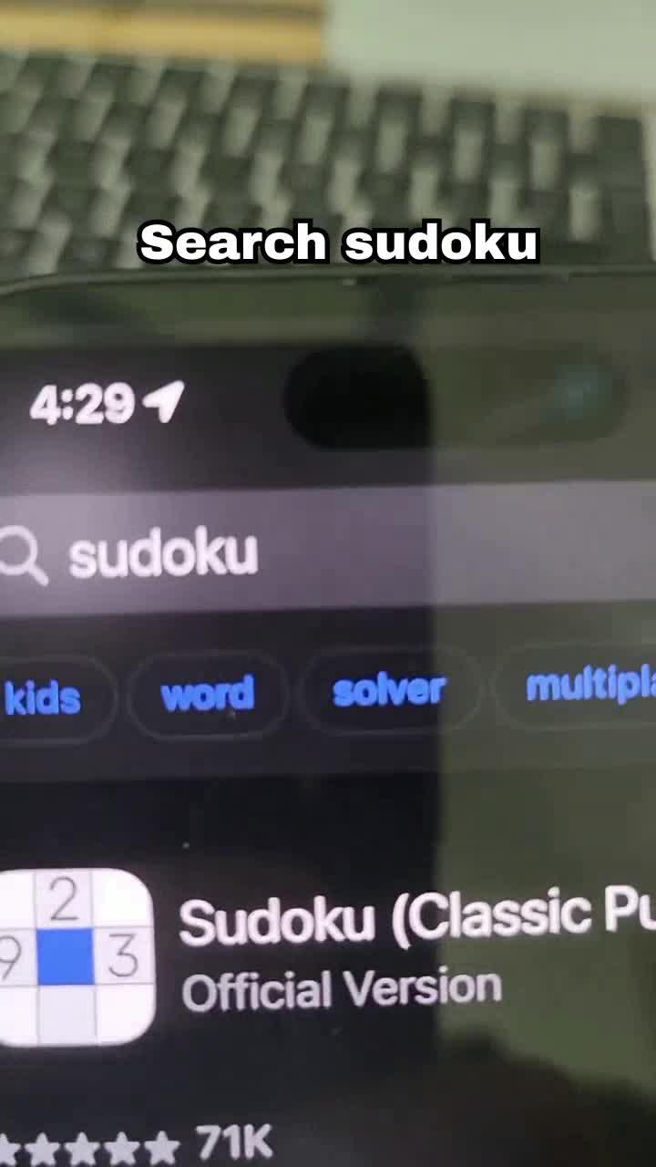 How to find the official version of sudoku
